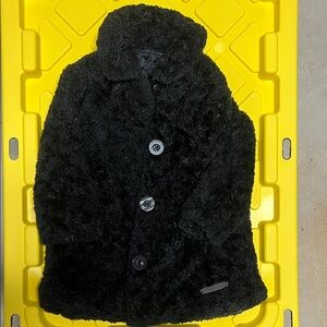 Calvin Klein Jeans Textured Black Coat